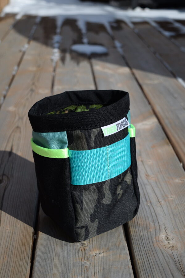 Treemans Nail Bag Black/Teal/Camo