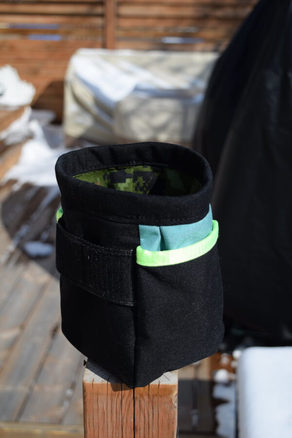 Treemans Nail Bag Black/Teal/Camo