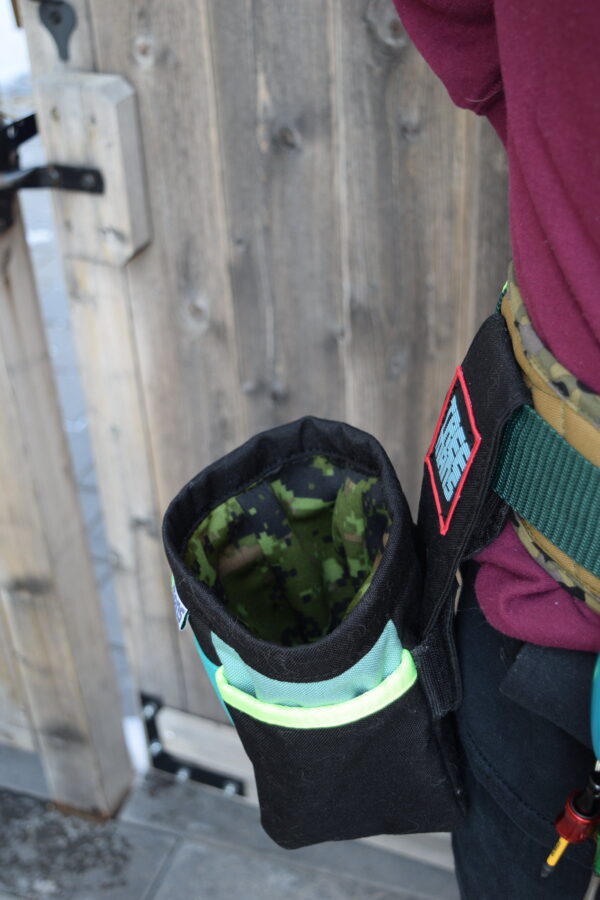 Treemans Nail Bag Black/Teal/Camo