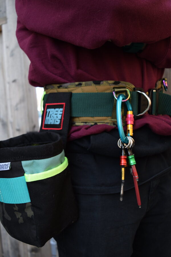 Treemans Nail Bag Black/Teal/Camo