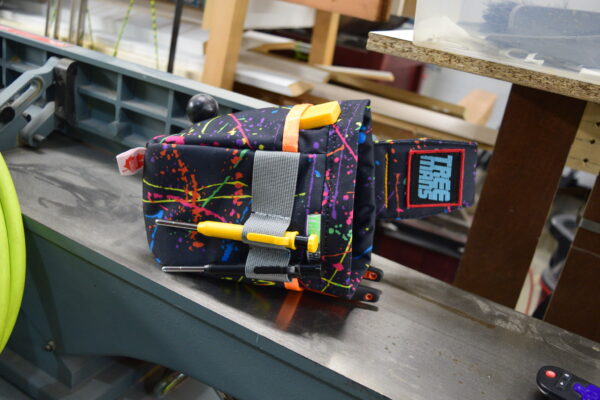 Treemans Nail Bag Full Paint Splatter