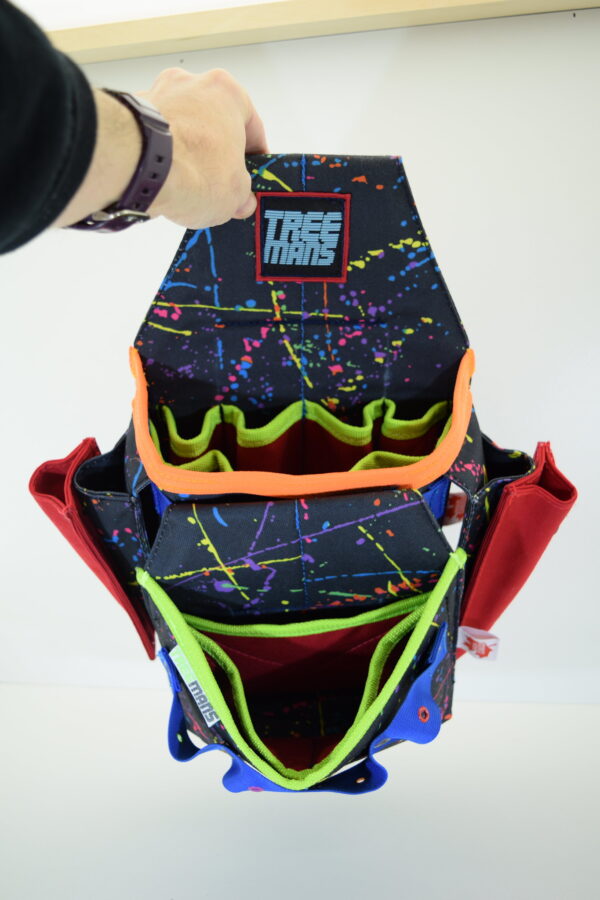 Treemans Double Electricians Pouch Neon Splatter