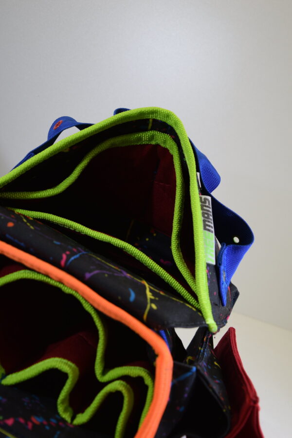 Treemans Double Electricians Pouch Neon Splatter