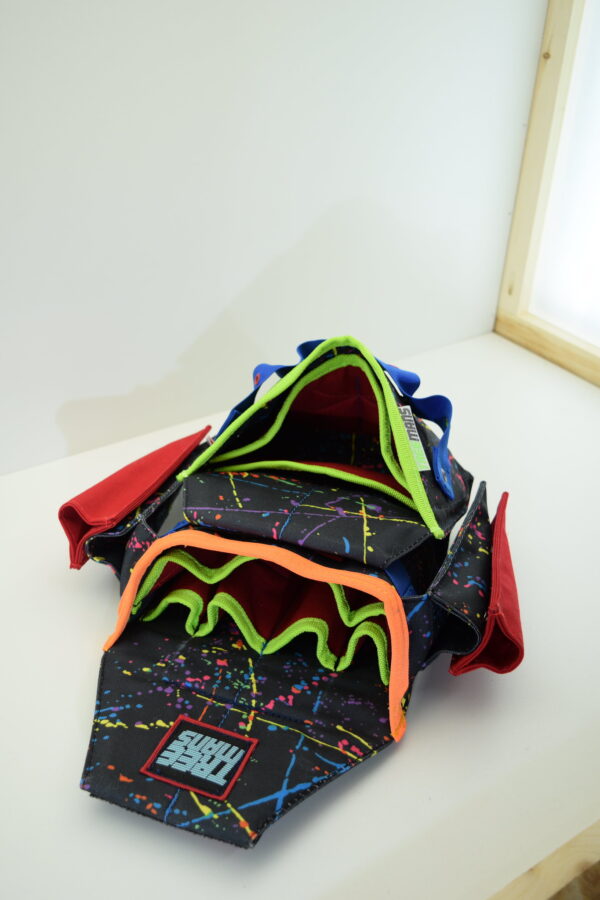 Treemans Double Electricians Pouch Neon Splatter