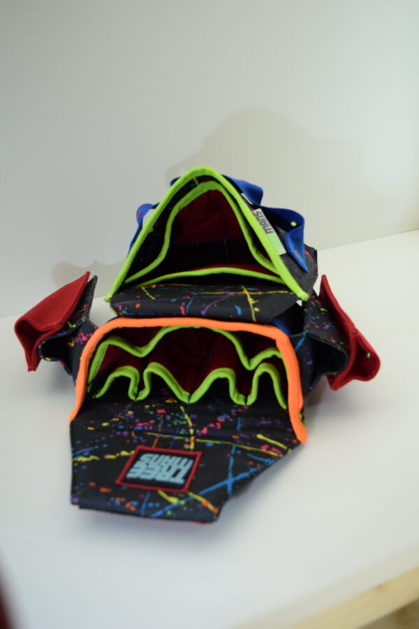 Treemans Double Electricians Pouch Neon Splatter