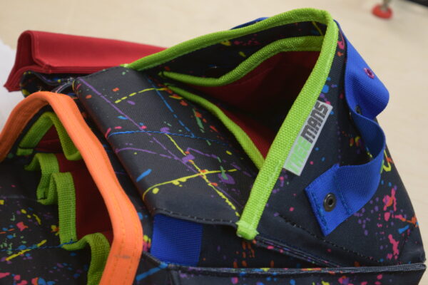 Treemans Double Electricians Pouch Neon Splatter