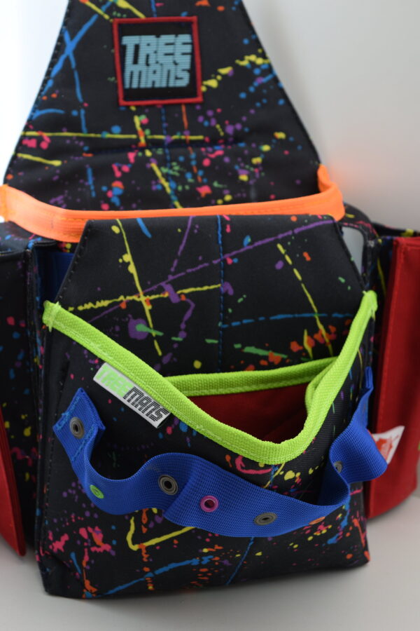 Treemans Double Electricians Pouch Neon Splatter