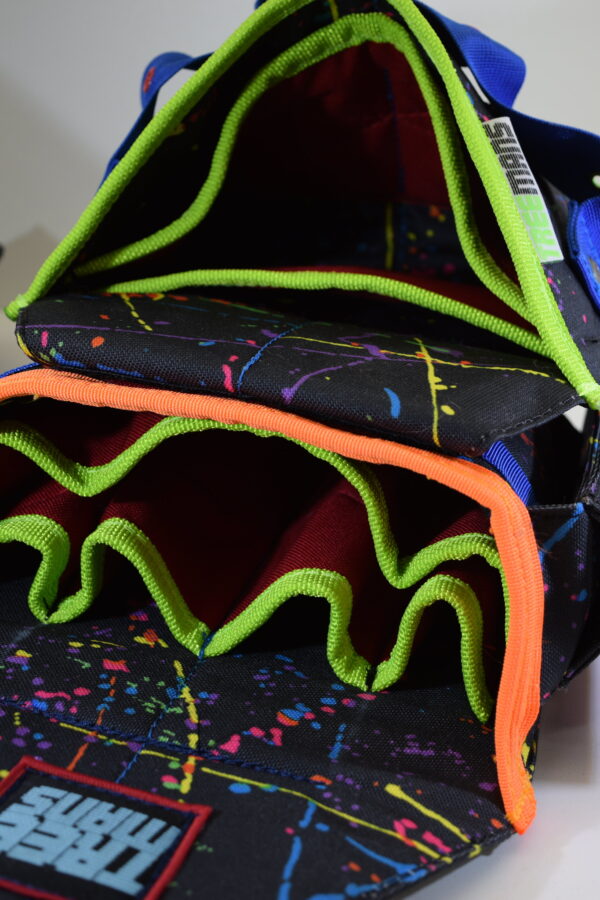 Treemans Double Electricians Pouch Neon Splatter