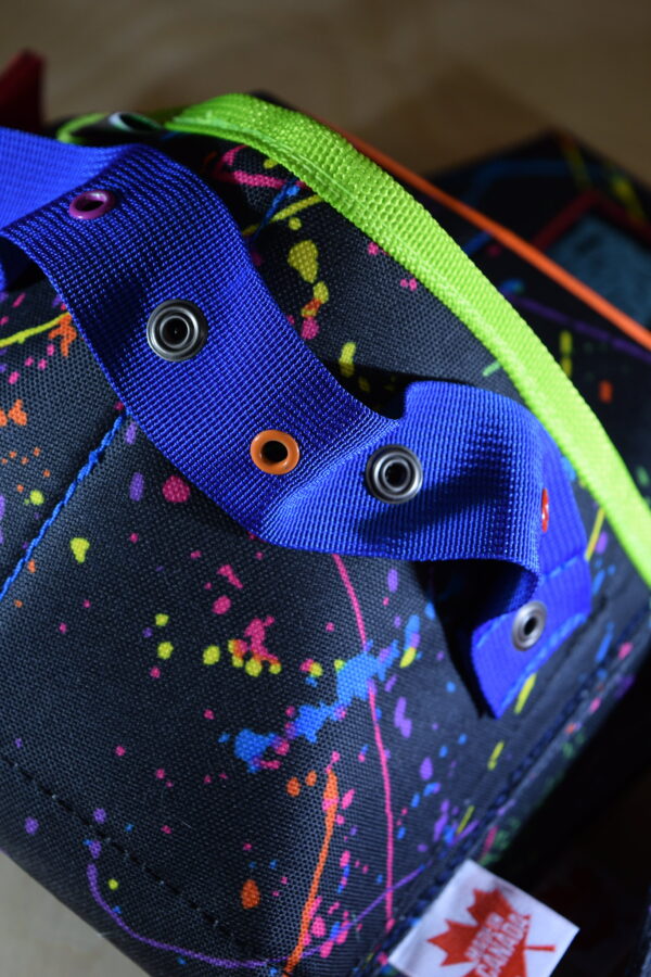 Treemans Double Electricians Pouch Neon Splatter