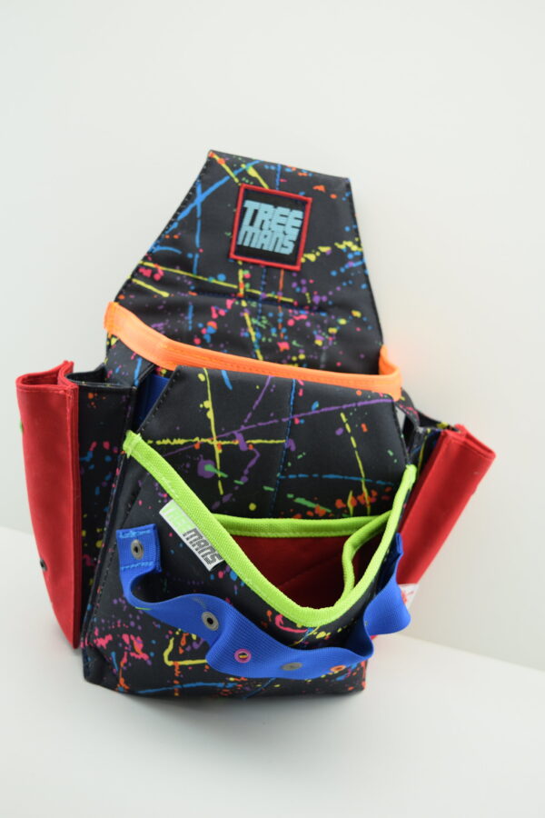 Treemans Double Electricians Pouch Neon Splatter
