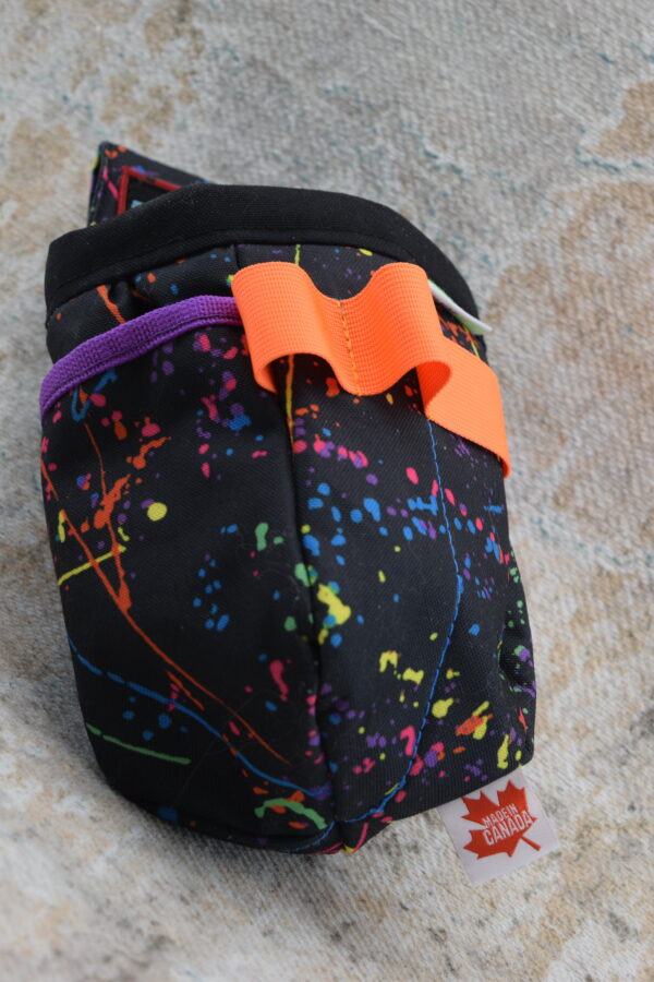 Treemans Nail Bag Black/Paint Splatter
