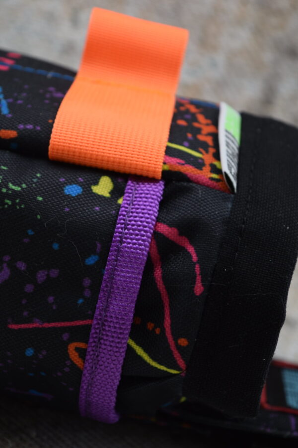 Treemans Nail Bag Black/Paint Splatter