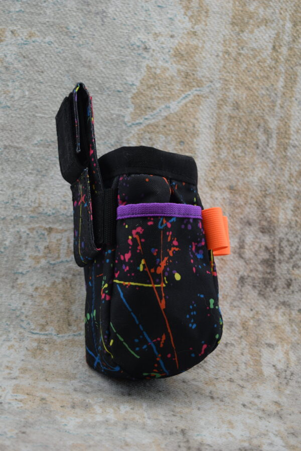 Treemans Nail Bag Black/Paint Splatter