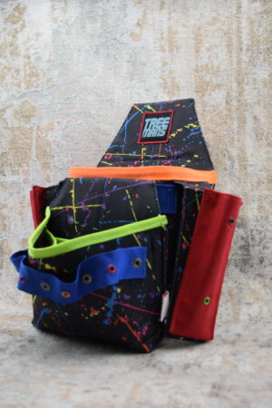 Treemans Double Electricians Pouch Neon Splatter