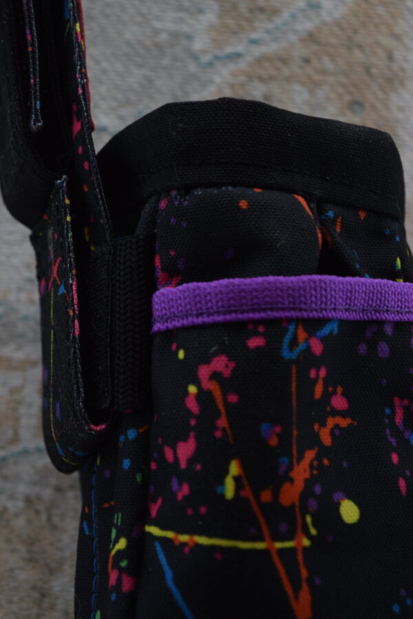 Treemans Nail Bag Black/Paint Splatter