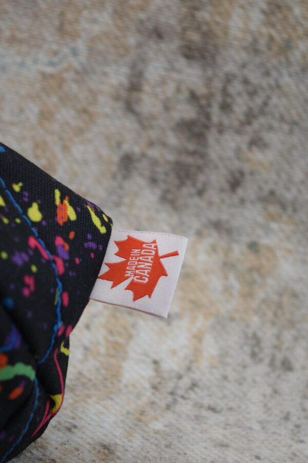 Treemans Nail Bag Black/Paint Splatter