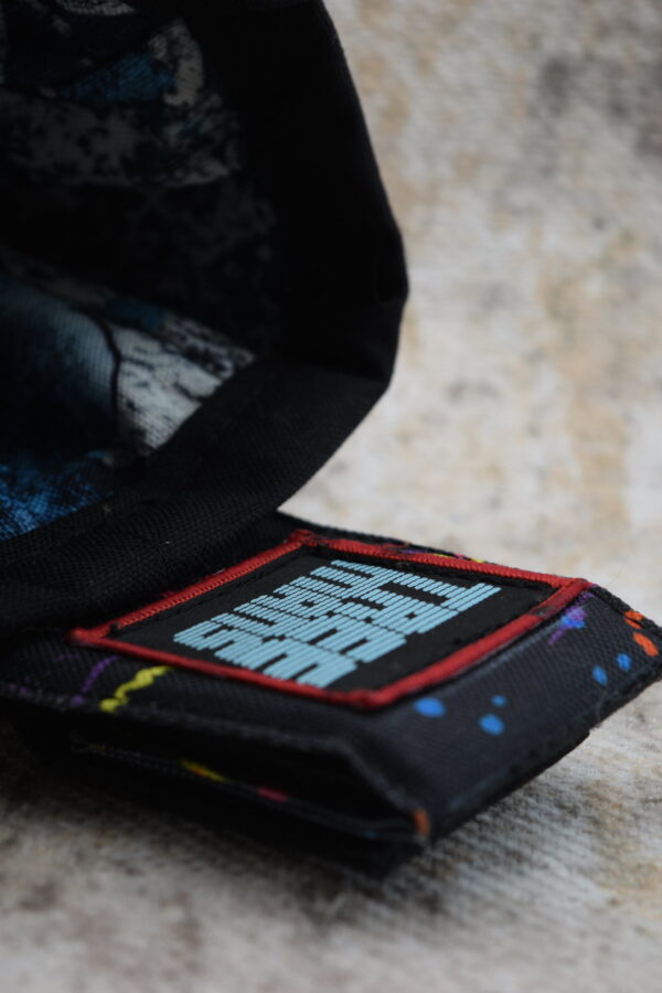 Treemans Nail Bag Black/Paint Splatter