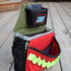Treemans Double Electricians Pouch Black/Red/Green