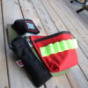 Treemans Double Electricians Pouch Black/Red/Green