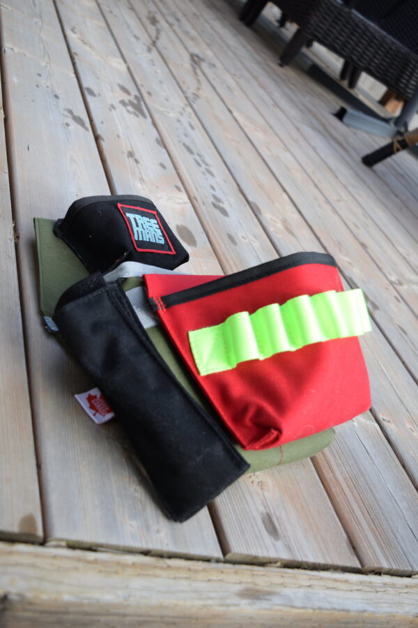 Treemans Double Electricians Pouch Black/Red/Green