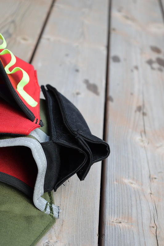 Treemans Double Electricians Pouch Black/Red/Green